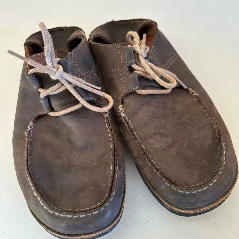 Olukia Men's Brown Leather Shoes